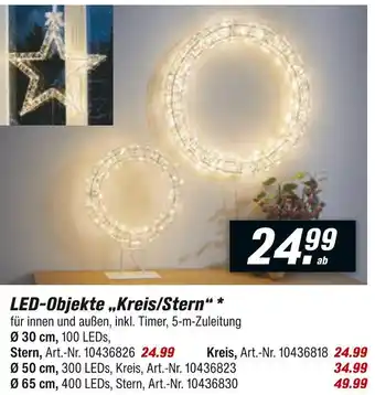 toom Baumarkt Led-objekt stern Angebot