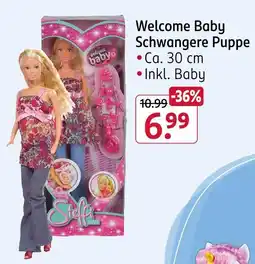Rossmann Steffi love welcome baby schwangere puppe Angebot