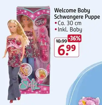 Rossmann Steffi love welcome baby schwangere puppe Angebot