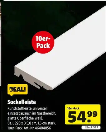 Hagebau Sockelleiste Angebot
