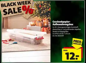 Hagebau Geschenkpapier-aufbewahrungsbox Angebot