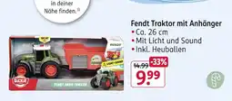 Rossmann Dickie toys fendt traktor mit anhänger Angebot