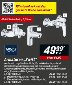 toom Baumarkt Grohe waschtischbatterie Angebot