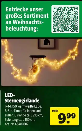 Hagebau Led-sternengirlande Angebot