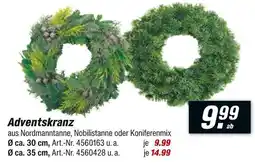toom Baumarkt Adventskranz ca. 30 cm Angebot