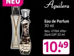 Rossmann Aguilera eau de parfum Angebot