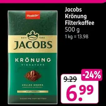 Rossmann Jacobs krönung filterkaffee Angebot