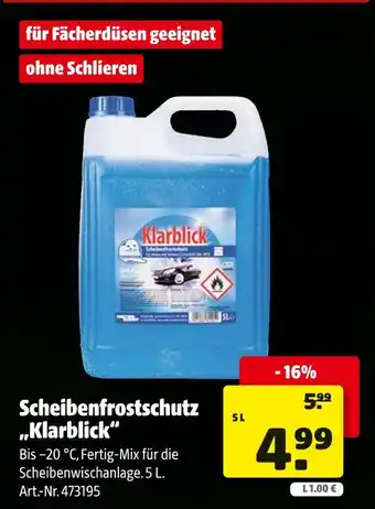 Hagebau Scheibenfrostschutz „klarblick“ Angebot