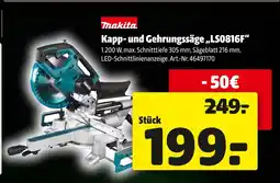 Hagebau Makita kapp- und gehrungssäge ls0816f Angebot
