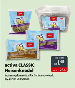 Das Futterhaus Activa classic riesenmeisenknödel Angebot