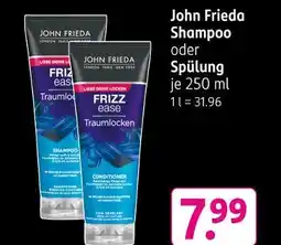 Rossmann John frieda shampoo Angebot