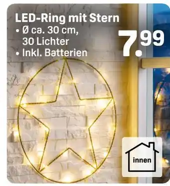 Rossmann Led-ring mit stern Angebot