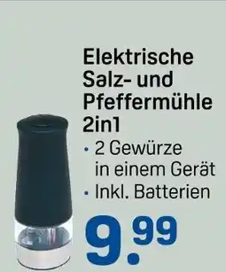 Rossmann Elektrische salz- und pfeffermühle 2in1 Angebot