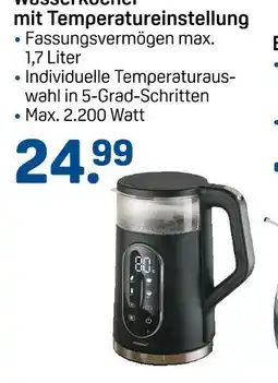 Rossmann Wasserkocher mit temperatureinstellung Angebot