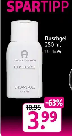 Rossmann Etienne aigner duschgel Angebot