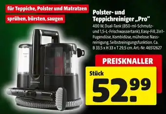 Hagebau Polster- und teppichreiniger „pro“ Angebot
