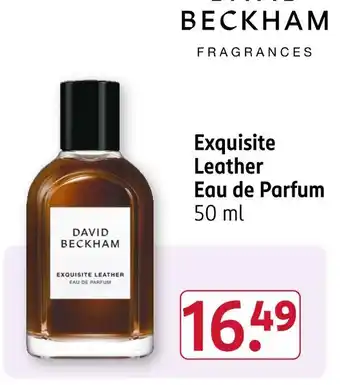 Rossmann David beckham exquisite leather eau de parfum Angebot