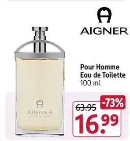 Rossmann Aigner pour homme eau de toilette Angebot