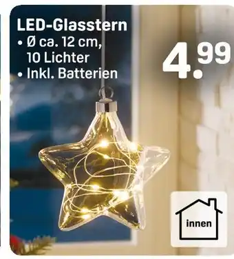 Rossmann Led-glasstern Angebot