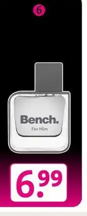 Rossmann Bench for him oder for her eau de toilette Angebot