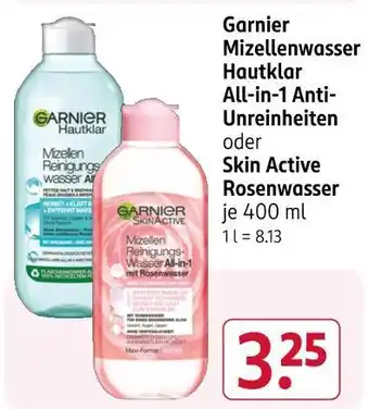 Rossmann Garnier hautklar all-in-1 anti-unreinheiten Angebot