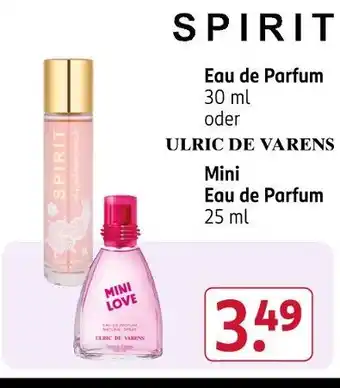 Rossmann Spirit eau de parfum Angebot