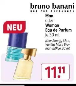 Rossmann Bruno banani man eau de parfum Angebot
