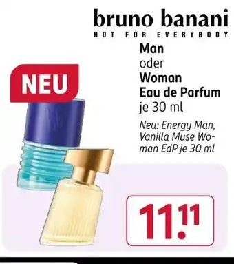 Rossmann Bruno banani man eau de parfum Angebot