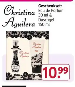 Rossmann Christina aguilera geschenkset Angebot