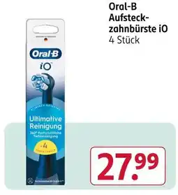 Rossmann Oral-b aufsteckzahnbürste io Angebot