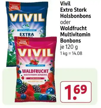 Rossmann Vivil extra stark halsbonbons Angebot