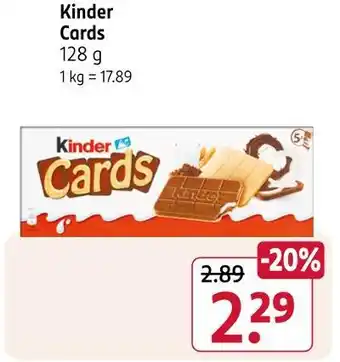 Rossmann Kinder cards Angebot