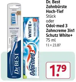 Rossmann Dr. best zahnbürste hoch-tief Angebot