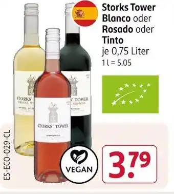 Rossmann Storks tower blanco Angebot