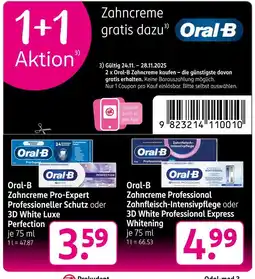 Rossmann Oral-b zahncreme Angebot