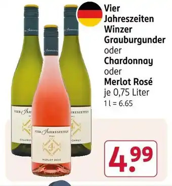 Rossmann Vier jahreszeiten winzer grauburgunder Angebot