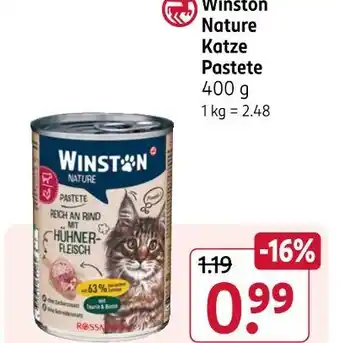 Rossmann Winston nature katze pastete Angebot