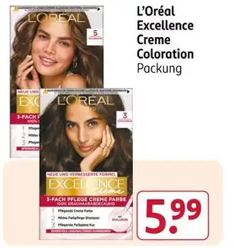 Rossmann L’oréal excellence creme coloration Angebot