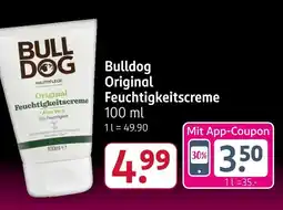 Rossmann Bulldog original feuchtigkeitscreme Angebot