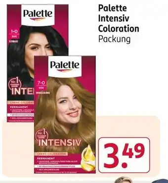 Rossmann Palette intensiv coloration Angebot