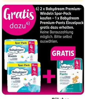 Rossmann Babydream premium-windeln spar-pack Angebot