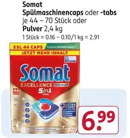 Rossmann Somat spülmaschinencaps Angebot