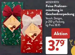 Aldi Süd MOSER ROTH Feine Pralinenmischung in Geschenkverpackung Angebot
