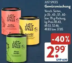 Aldi Süd JUST SPICES Gewürzmischung Angebot