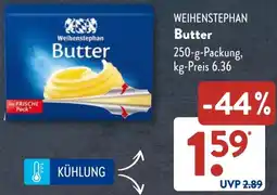 Aldi Süd WEIHENSTEPHAN Butter Angebot