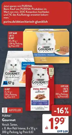 Aldi Süd PURINA Gourmet Angebot