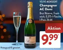 Aldi Süd VEUVE MONSIGNY Champagner AC Demi Angebot