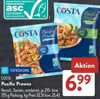 Aldi Süd COSTA Pacific Prawns Angebot