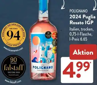 Aldi Süd POLIGNANO 2024 Puglia Rosato IGP Angebot