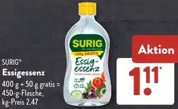 Aldi Süd SURIG Essigessenz Angebot